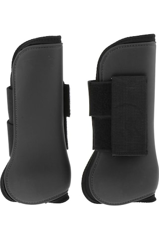 Suntek 2 Pairs At Bacak Boots Hind Ön Bacak Koruyucu Sarar Set Siyah