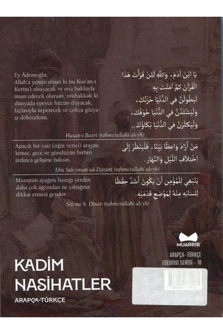 Kadim Nasihatler, Arapça-türkçe / Enes Balı