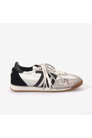 Back70 Kadın Bağcıklı Süet Spor & Sneaker Ayakkabı A26 Beyaz