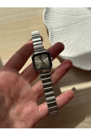 Retro Minimal Metal Kordon Vintage Kadın Kol Saati Altın