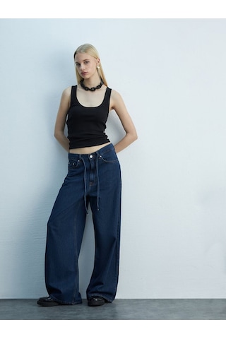 Ltb Denıssa Geniş Paça Yüksek Bel Jean Pantolon 010095186316204 55986 Karışık