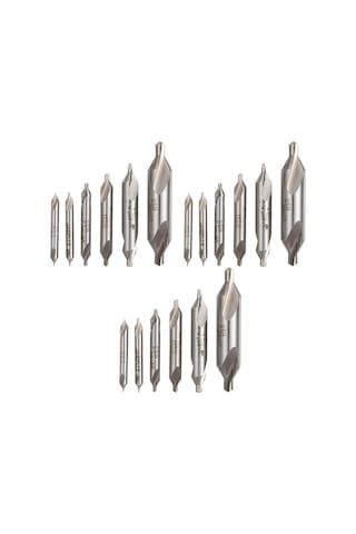 Tangshopping 60 Derece Açılı Uç Seti Alet-18 Merkezi Matkap Ucu-gümüş