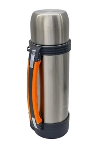 0.75 Lt Kapasitesinde Kamp Termosu, Pratik Kullanım Açık Beyaz