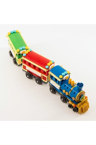 Tren Yapım Seti 369 Parça Eğitici Ve Detaylı Blok İnşa Oyuncağı