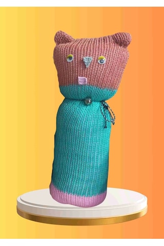 Tıkırık Örgü Yastık Uyku Ve Oyun Arkadaşı Çikito - 35 Cm Diğer