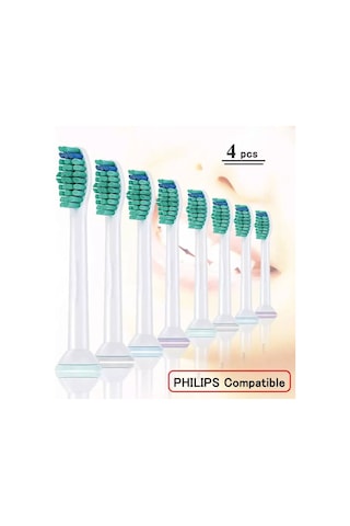 Lovyco Philips Sonicare Diş Fırçası Uyumlu Yedek Başlık 4'lü Paket