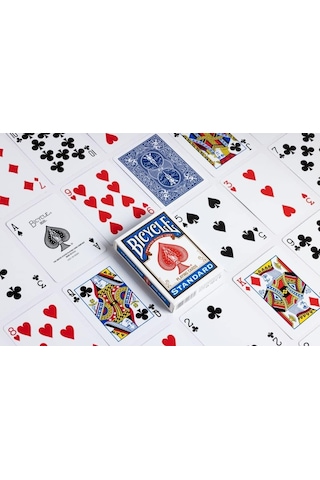 Bicycle Standart Index İskambil Oyun Kartı Destesi Kartları Mavi