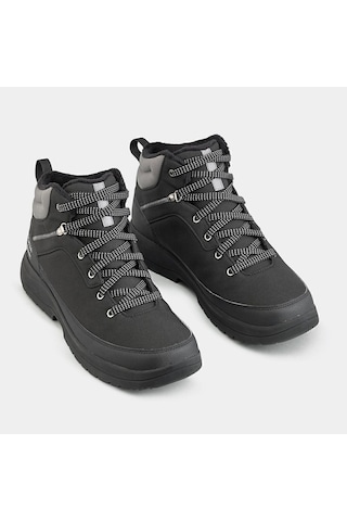 Decathlon Erkek Outdoor Kar Botu - Su Geçirmez - Kahverengi - Sh100 Mid Siyah - Gri