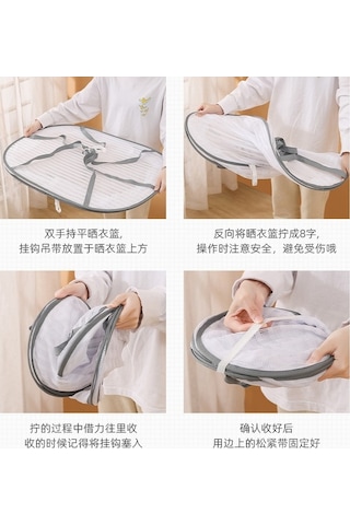 Pazly Çok Fonksiyonlu Eşya Sebze Kurutma Filesi Beyaz 4 Kat 40 X 60 Cm Beyaz