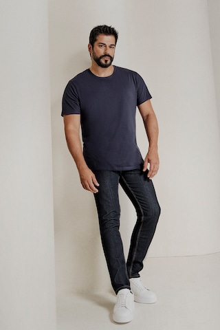 AC&Co / Altınyıldız Classics 4A4800000001LACXS Slim Fit Bisiklet Yaka Kısa Kol Pamuklu Erkek Tişört Lacivert