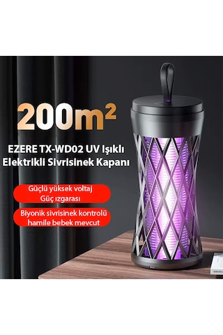 Ezere Tx-wd02 Uv Işıklı Elektrikli Sivrisinek Kapanı-01