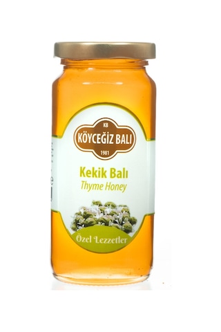 Köyceğiz Balı Kekik Balı Cam Kavanoz 330 G