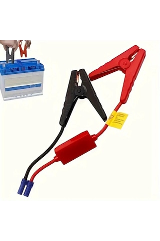 Xuweiwei Marş Güç Klipsi 1 Set Acil Durum Araba Pil Başlatıcısı Dayanıklı Klipsler Sönük Zayıf Pil İçin Şarjsız Güç Kaynağı