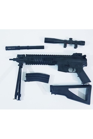 Oyuncak Boncuk Atan Gerçek Görünümlü Lazerli M-739 Keskin Nişancı