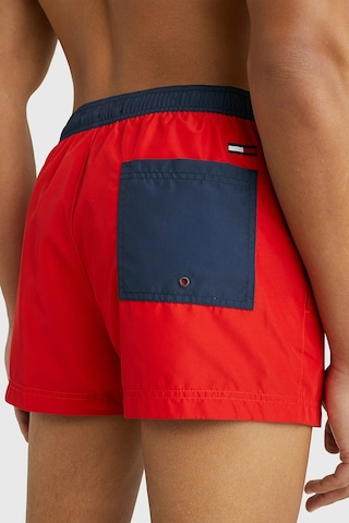 Tommy Hilfiger Classic Men's Swimming Slim Shorts Erkek Deniz Şortu Kırmızı
