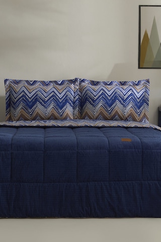 Karaca Home Vega Çift Kişilik Comfort Set Lacivert Lacivert