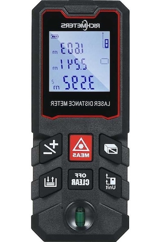 Pazly Taşınabilir Mesafe Ölçer - Hızlı Alan Hesaplama İç Mekan Tasarımcıları & İnşaatçılar İçin