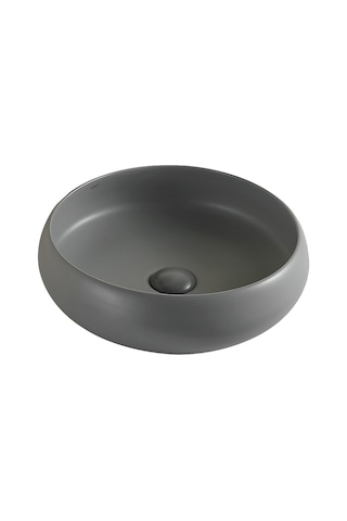 Ey-4760mg Mat Gri Tezgah Üstü Lavabo