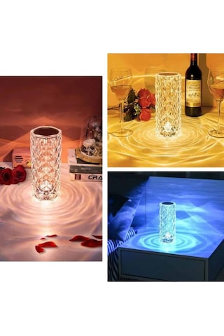 Sevgililer Günü İçin Hediye Kristal Lamba Sevgiliye Hediye Usb Şarjlı Gece Lambası Kopya Renkli