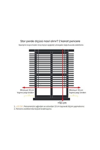 Zebraevim Etek Dilim Hediyeli Ekru Stor Perde