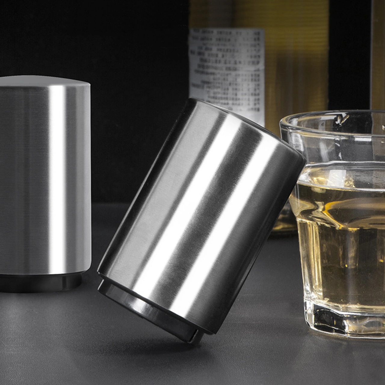 Youmex Stainless Steel Magnetlı Hızlı Bira Açıcı Ev Kullanıma Uygun Otomatik Kapağı Açan Pratik Araç Gümüş