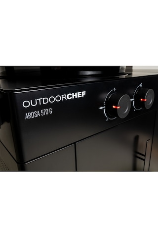 Arosa 570g Evo Yeni Nesil Siyah Barbekü - Döküm Izgara Dahil, Dış Mekan Kullanımına Uygun