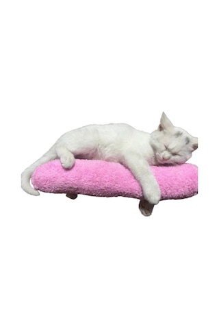 Tineke Kedi Otlu Sarılma Yastığı Uyku Oyuncağı 30 CM