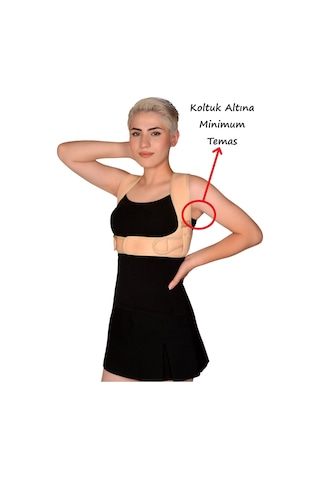 Dik Duruş Korsesi Sırt Ve Bel Kamburluk Önleyici Dik Durma Korsesi Unisex Rahat