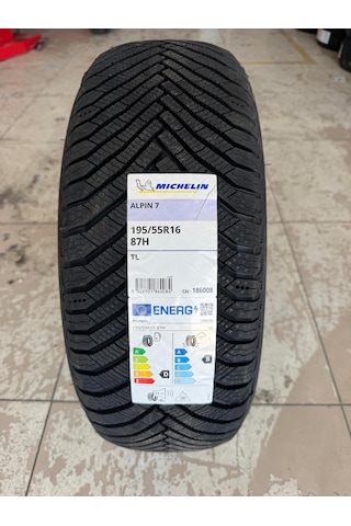 Michelin 195/55 R16 87H Alpin7 Kış Lastiği 2026 Michelin 195/55 R16 87H Alpin7 Kış Lastiği 2026