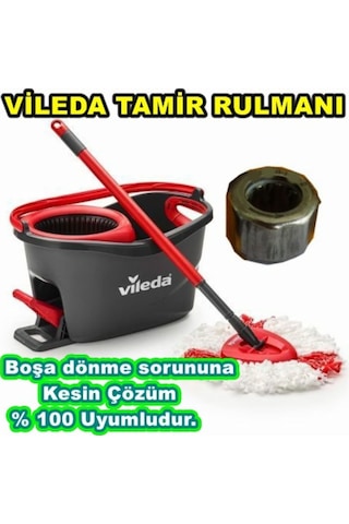 4ad Vileda Rulman Yedek Rulmanı Vileda Turbo Cambaz Marka Pedallı
