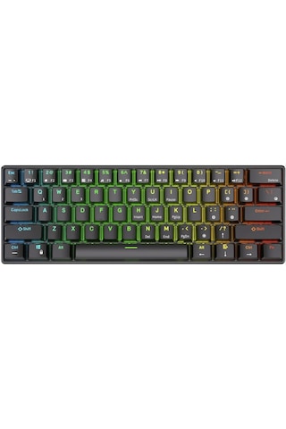 Royal Kludge RK61 RK61SM-BLAC-H %60 Kablosuz Us Gaming Klavye