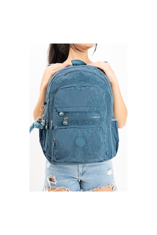 Baginn Unisex Sırt Çantası Hafif Yağmur Geçirmez Klinkır Kumaş Laptop Bölmeli Seyahat Çantası 43 30 Cm 001