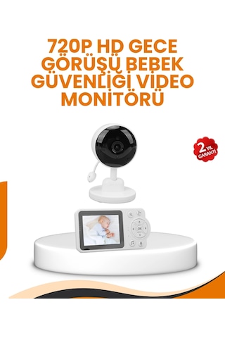 Znv Zenvia Mey İthalat Ebeveyn Kontrollü 2.8 İnç Bebek Monitörü Güvenli İzleme Znv2025 Cmn