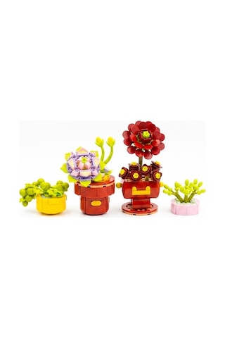 Dostoys Saksı Bitki Kombinasyonu Yapım Seti 455 Parça