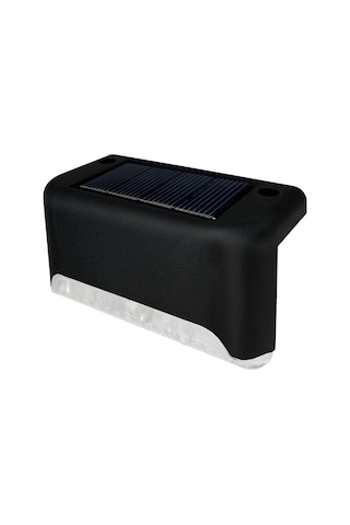 Solar Güneş Enerjili Şarj Edilen Köşebent Merdiven Bahçe Led Lamba 4 Adet