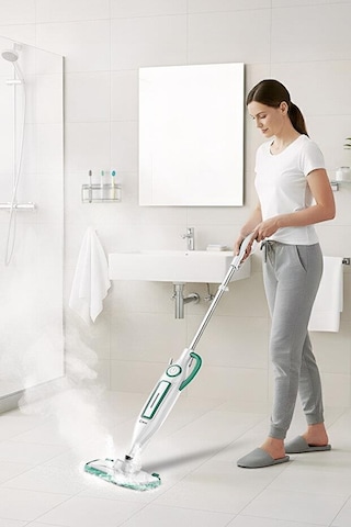 Kiwi KSC-4221 Çok Fonksiyonlu 10 Aparatlı Buharlı Paspas Mop