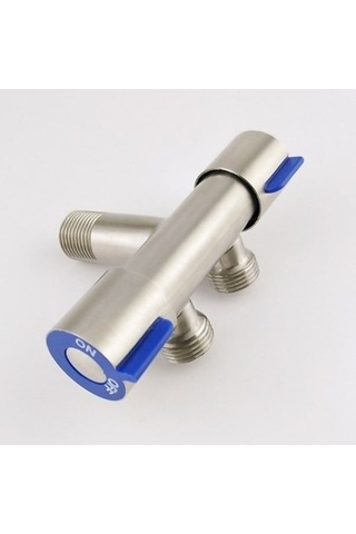 Bosphorusboutique02 Semgears 4 Bölümlü 304 Paslanmaz Klozet Musluk Takımı Krom Renk Krom