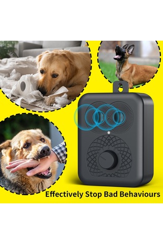 Geeksen N20 Ultrasonik Köpek Uygulayıcı - 32ft Algılama Mesafesi, 15-30khz Frekans Aralığı, 1200mah Pil, Abs Malzeme