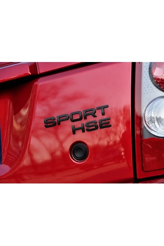Range Rover Sport Hse Bagaj Yazısı Siyah Renk Range Rover Sport Hse Trunk Emblem Black Color Sporthsesiyah1