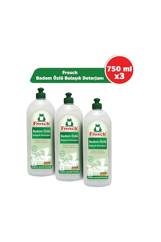 Frosch Badem Özlü Bulaşık Deterjanı 3 x 750 ML