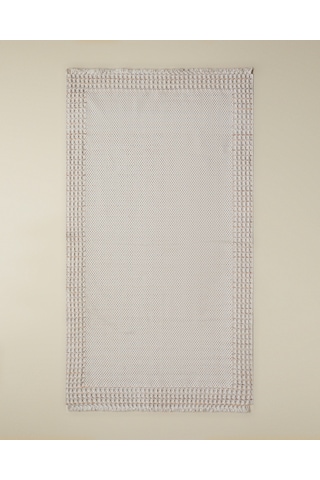 Pearly Pamuklu Dokuma Kilim 80x150 Cm Turuncu-ekru-bej