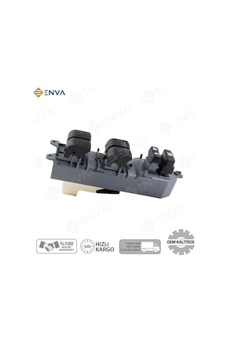 Toyota Uyumlu Auris Sol Ön Dörtlü Cam Açma Düğmesi Anahtarı 2007-2009