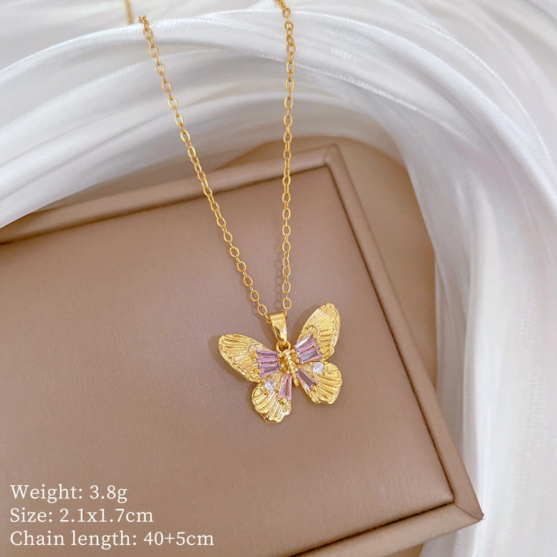 Zarif Instagram Stilinde Minimalist Titanyum Çelik Kadın Kolye No.26 Çok REnkli