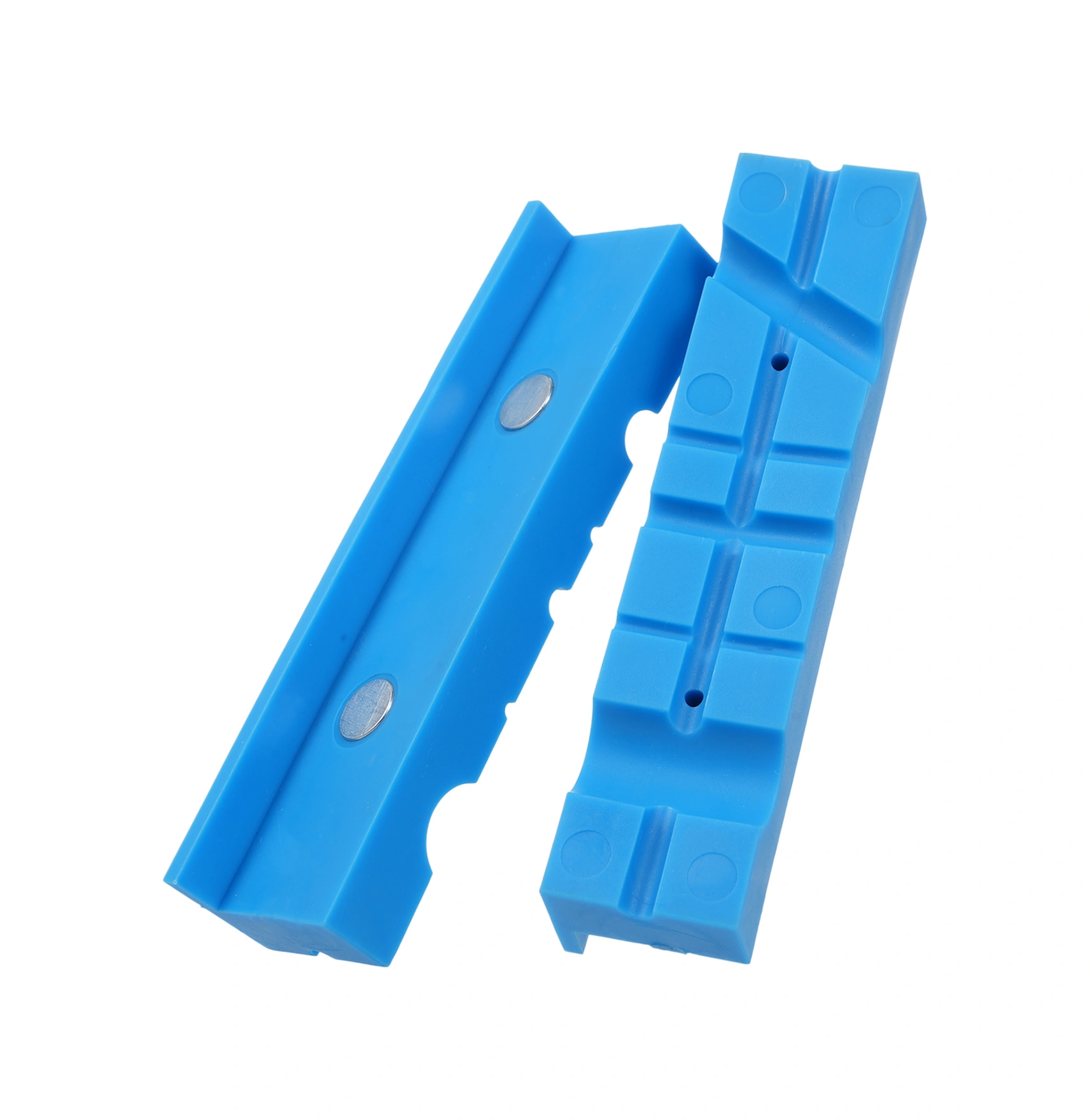 Skycity Magneetik Muayene Aleti Tırnaklı Tırnak Koruması, Kayma Önleyici Pu Paspası, Mavi, 2 Adet