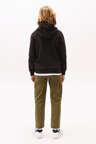 Unisex Çocuk Th Essential Hoodie Kapüşonlu Sweatshirt - Siyah Triple Black