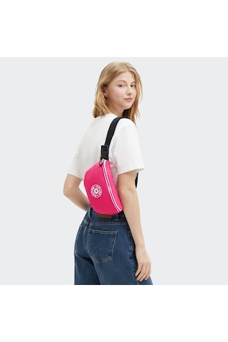 Kipling Kıplıng Fresh Lite Küçük Boy Bel Çantası Pembe Resort Pınk Combo Pembe