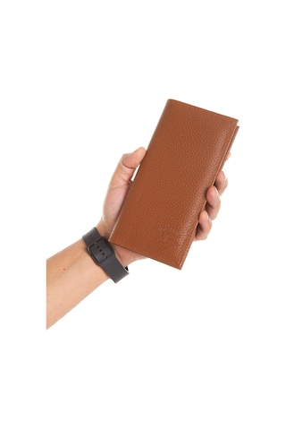 Newish Polo Erkek Deri Telefon Kağıt Para Bölmeli Portföy Kartlık Ve Cüzdan - New264 Taba