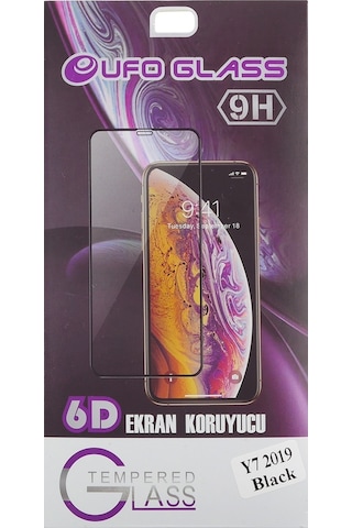 Ufo Huawei Y7 Prime 2019 Uyumlu 6d Glas Full Cam Koruyucu