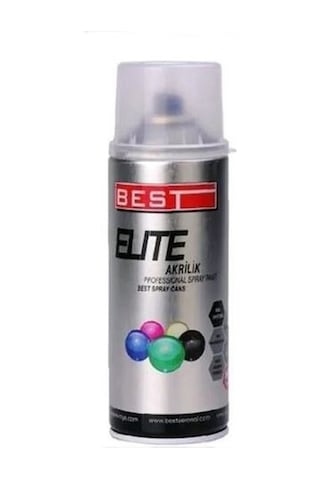Best Akrilik Mat Siyah Sprey Boya 400 Ml Ral9005m