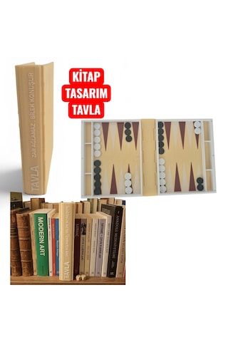 Tavla Seti Kitap Tasarım Hediyelik